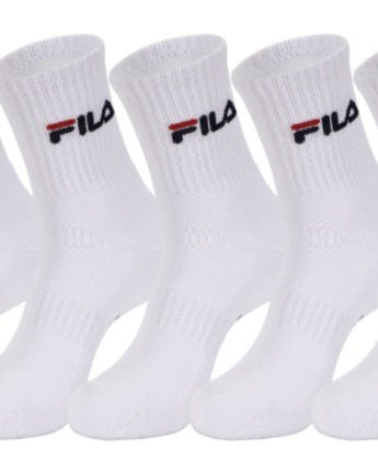 [FILA] Signature Double Cushion Mid Socks 3色 [5PACK] 韓国人気 男女共用 ファッションソックス セット商品 贈り物 学生ソックス ソックスセット ギフトセット - コクモト KOCUMOTO