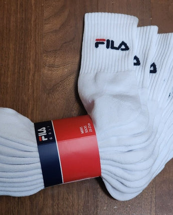 [FILA] Signature Double Cushion Mid Socks 3色 [5PACK] 韓国人気 男女共用 ファッションソックス セット商品 贈り物 学生ソックス ソックスセット ギフトセット - コクモト KOCUMOTO