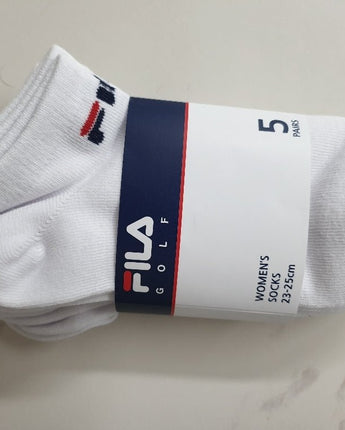 [FILA] Signature sneaker socks 3色 [5PACK] ショート 靴下 韓国人気 男女共用 ファッションソックス セット商品 贈り物 学生ソックス ソックスセット ギフトセット - コクモト KOCUMOTO