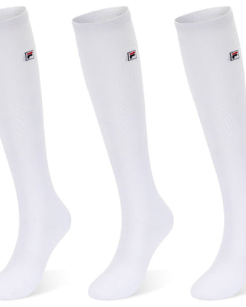 [FILA] Symbol Double Cushion Over Knee Socks 2色 [3PACK] ニソックス 女性服 韓国ファッション 韓国人気 日常服 夏ファッション セット商品 贈り物 - コクモト KOCUMOTO