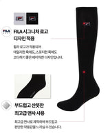 [FILA] Symbol Double Cushion Over Knee Socks 2色 [3PACK] ニソックス 女性服 韓国ファッション 韓国人気 日常服 夏ファッション セット商品 贈り物 - コクモト KOCUMOTO