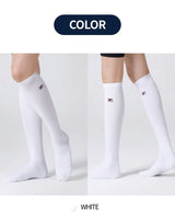 [FILA] Symbol Double Cushion Over Knee Socks 2色 [3PACK] ニソックス 女性服 韓国ファッション 韓国人気 日常服 夏ファッション セット商品 贈り物 - コクモト KOCUMOTO