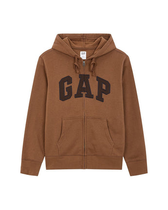 [GAP] [2022 FW] Heritage logo patch hood zip-up_ BROWN (5112427008071) (XS-XL) - コクモト KOCUMOTO