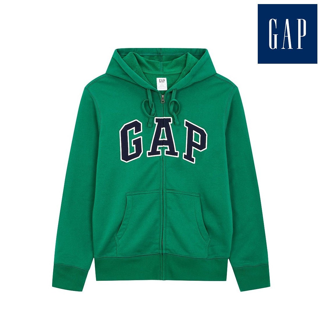 [GAP] [2022 FW] Heritage logo patch hood zip-up_ GREEN (5112427008041) (XS-XL) - コクモト KOCUMOTO