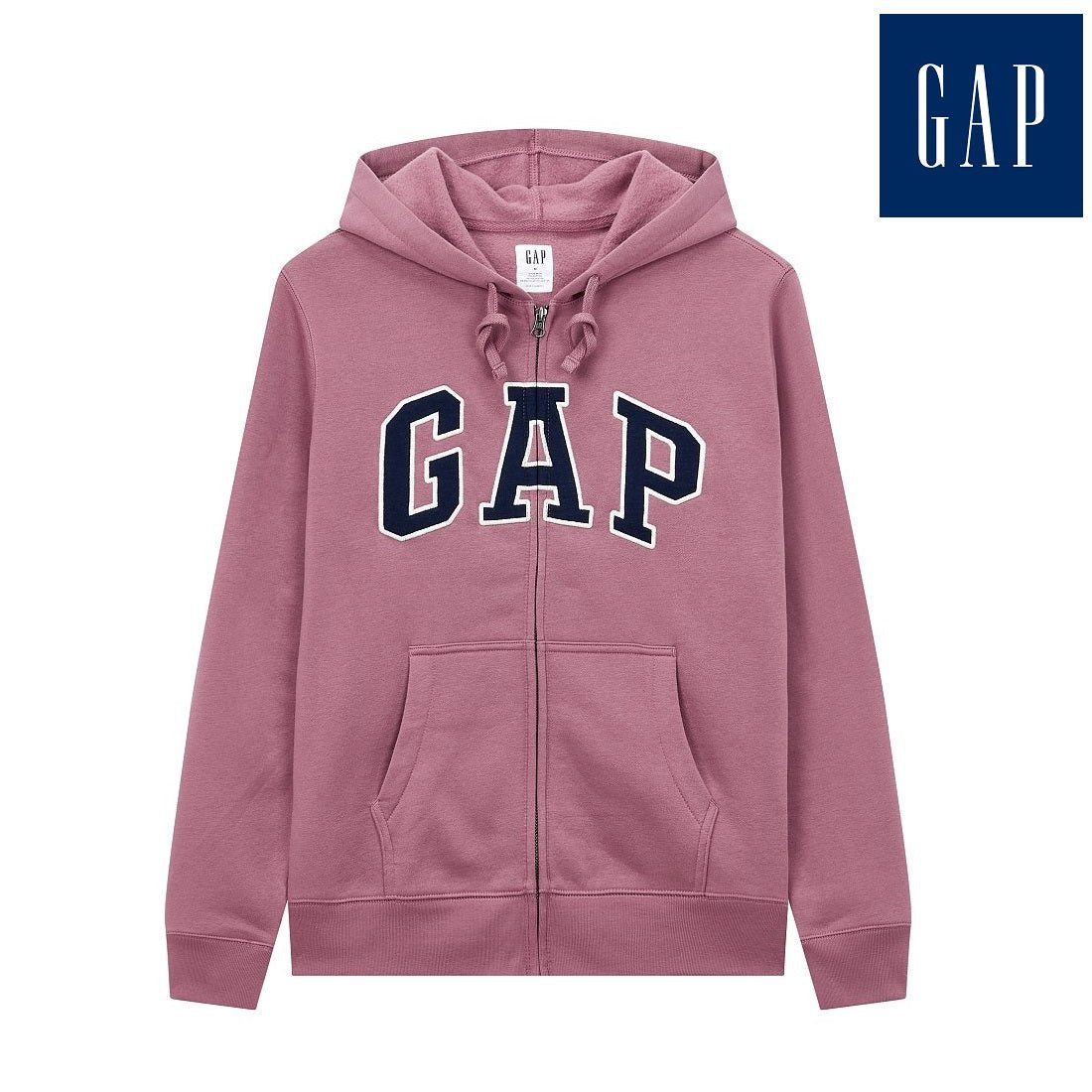 [GAP] [2022 FW] Heritage logo patch hood zip-up_ PINK (5112427008066) (XS-XL) - コクモト KOCUMOTO