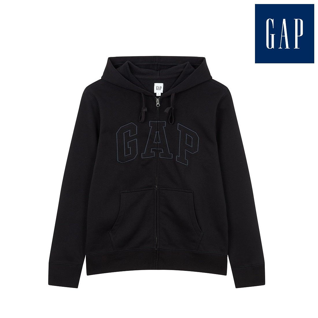 [GAP] [2023 FW] Heritage logo hooded zip-up_ BLACK (5113327007099) (XS-XXL) - コクモト KOCUMOTO