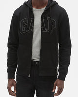 [GAP] [2023 FW] Heritage logo hooded zip-up_ BLACK (5113327007099) (XS-XXL) - コクモト KOCUMOTO