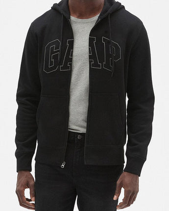 [GAP] [2023 FW] Heritage logo hooded zip-up_ BLACK (5113327007099) (XS-XXL) - コクモト KOCUMOTO