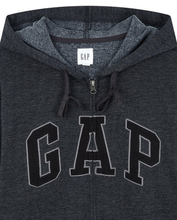 [GAP] [2023 FW] Heritage logo hooded zip-up_ CHARCOAL (5113327008085) (XS-XXL) - コクモト KOCUMOTO