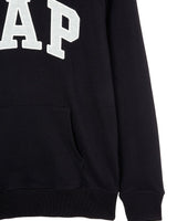 [GAP] [2023 FW] Logo patch easy hooded sweatshirt_ BLACK (5113327201099) (XS-XXL) - コクモト KOCUMOTO