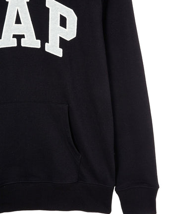 [GAP] [2023 FW] Logo patch easy hooded sweatshirt_ BLACK (5113327201099) (XS-XXL) - コクモト KOCUMOTO