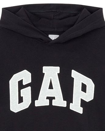 [GAP] [2023 FW] Logo patch easy hooded sweatshirt_ BLACK (5113327201099) (XS-XXL) - コクモト KOCUMOTO