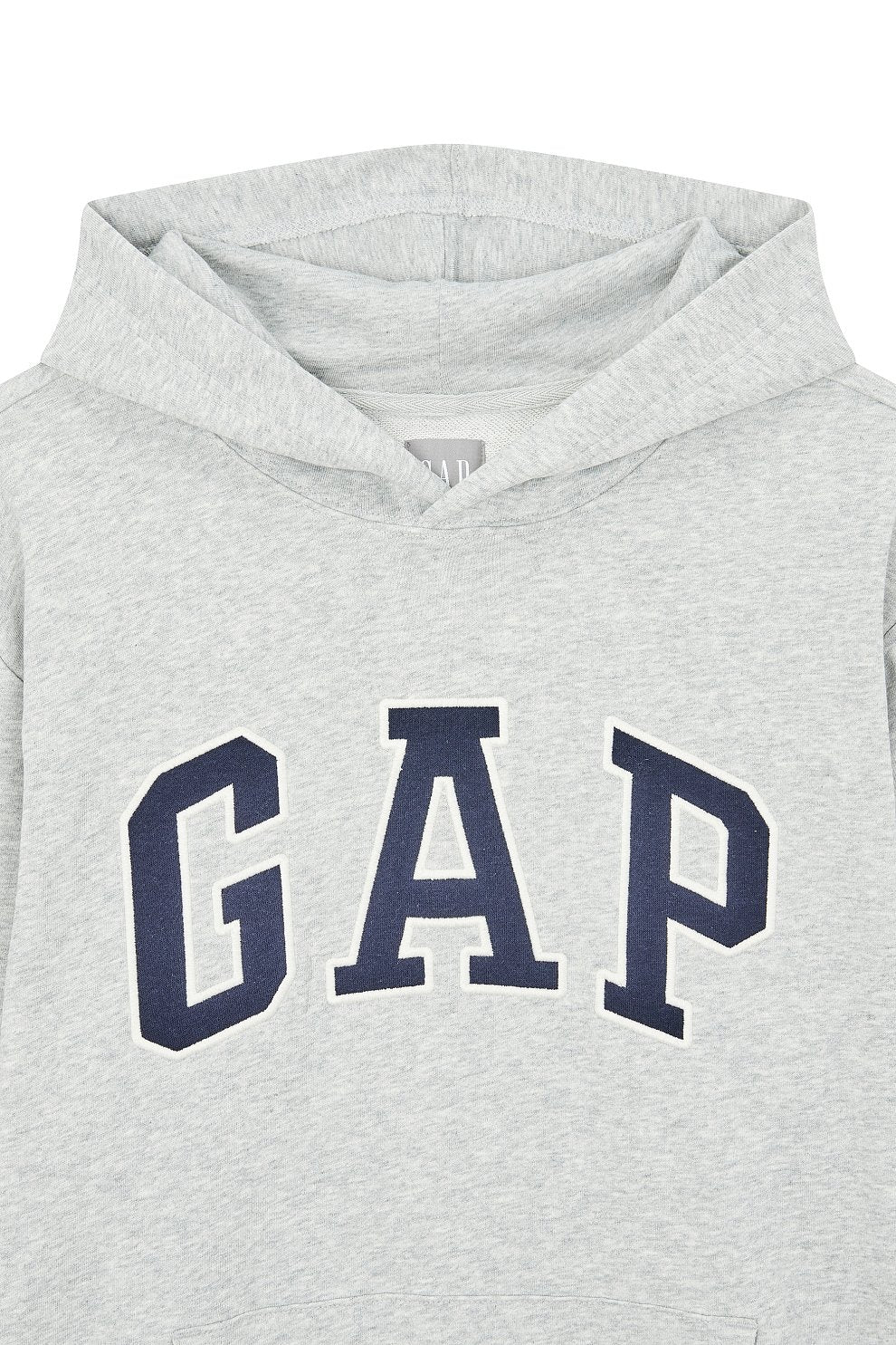 [GAP] [2023 FW] Logo patch easy hooded sweatshirt_ MELANGE GRAY (5113327201081) (XS-XXL) - コクモト KOCUMOTO