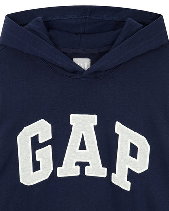 [GAP] [2023 FW] Logo patch easy hooded sweatshirt_ NAVY (5113327201056) (XS-XXL) - コクモト KOCUMOTO