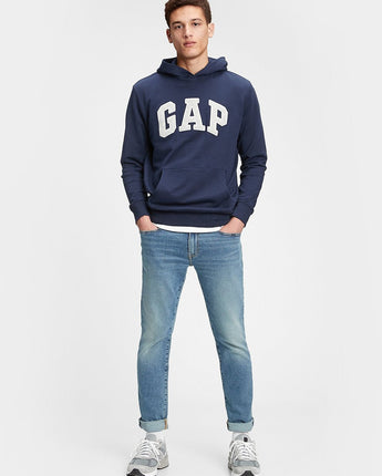 [GAP] [2023 FW] Logo patch easy hooded sweatshirt_ NAVY (5113327201056) (XS-XXL) - コクモト KOCUMOTO