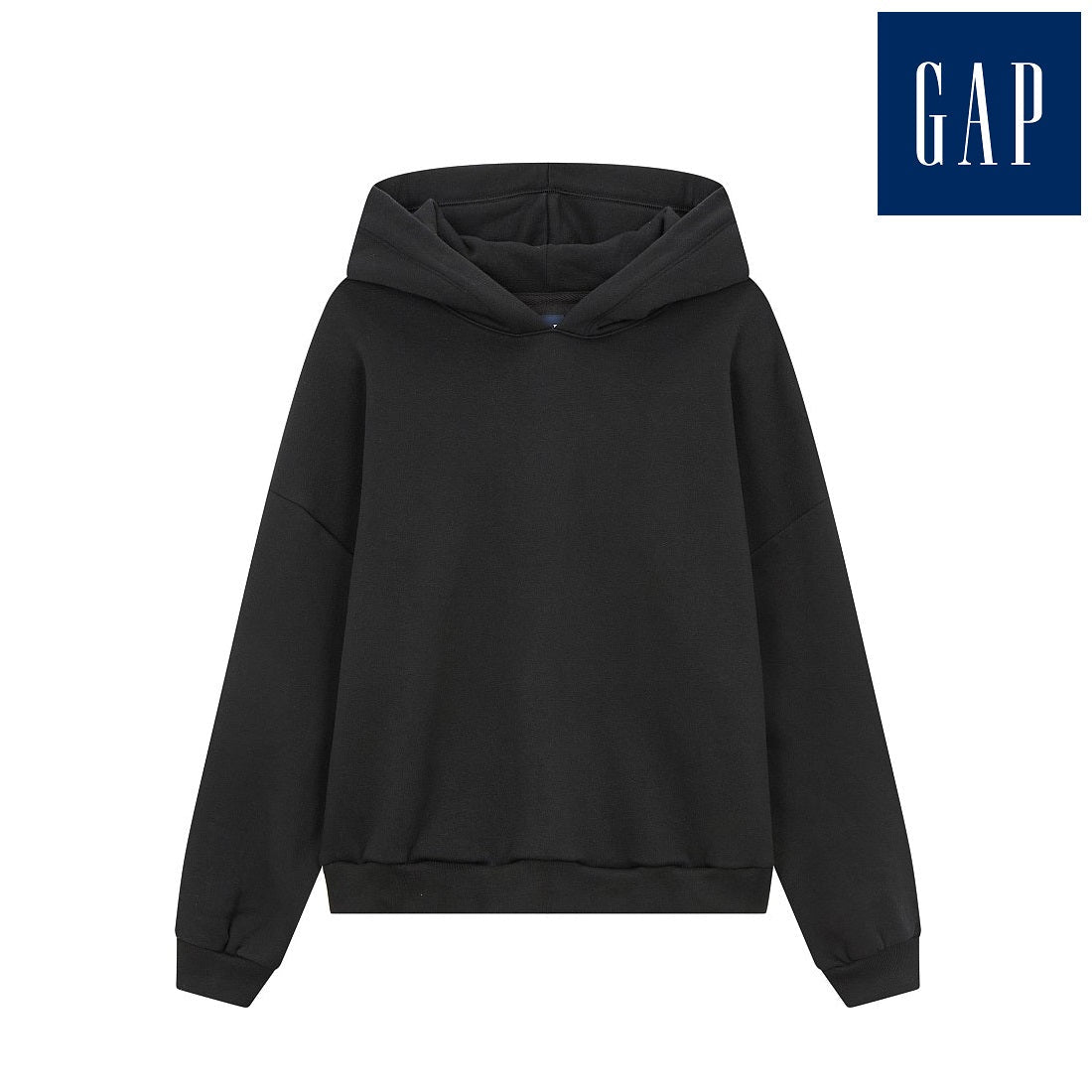 [GAP] [2023 FW] [Women] Drop shoulder soft hooded T-shirt_ BLACK (5123327101099) (XS-L) - コクモト KOCUMOTO