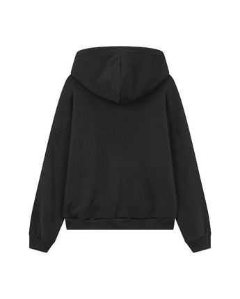 [GAP] [2023 FW] [Women] Drop shoulder soft hooded T-shirt_ BLACK (5123327101099) (XS-L) - コクモト KOCUMOTO