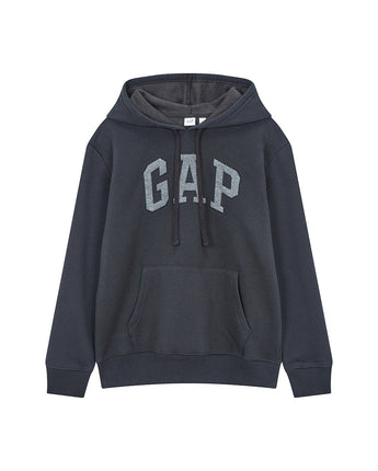 [GAP] [2023 FW] [Women] Glitter logo patch hooded sweatshirt_ BLACK (5123327012099) (XS-L) - コクモト KOCUMOTO