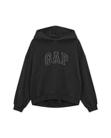 [GAP] [2023 FW] [Women] Line logo patch hooded sweatshirt_ BLACK (5123327006064) (XS-L) - コクモト KOCUMOTO