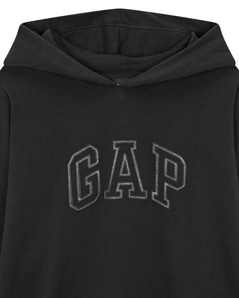 [GAP] [2023 FW] [Women] Line logo patch hooded sweatshirt_ BLACK (5123327006064) (XS-L) - コクモト KOCUMOTO