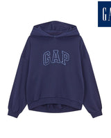 [GAP] [2023 FW] [Women] Line logo patch hooded sweatshirt_ NAVY (5123327006056) (XS-L) - コクモト KOCUMOTO