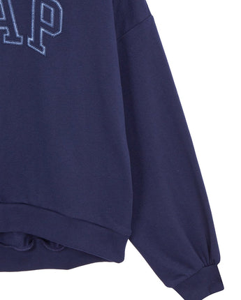 [GAP] [2023 FW] [Women] Line logo patch hooded sweatshirt_ NAVY (5123327006056) (XS-L) - コクモト KOCUMOTO