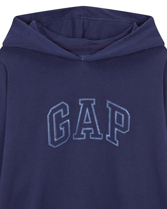 [GAP] [2023 FW] [Women] Line logo patch hooded sweatshirt_ NAVY (5123327006056) (XS-L) - コクモト KOCUMOTO