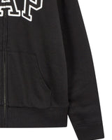 [GAP] [2023 FW][Women] LOGO PATCH SHERPA HOOD ZIP-UP_ BLACK (5123327008099) (XS-L) - コクモト KOCUMOTO