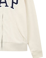 [GAP] [2023 FW][Women] LOGO PATCH SHERPA HOOD ZIP-UP_ LIGHT BEIGE (5123327008011) (XS-L) - コクモト KOCUMOTO