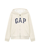 [GAP] [2023 FW][Women] LOGO PATCH SHERPA HOOD ZIP-UP_ LIGHT BEIGE (5123327008011) (XS-L) - コクモト KOCUMOTO