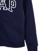 [GAP] [2023 FW][Women] LOGO PATCH SHERPA HOOD ZIP-UP_ NAVY (5123327008056) (XS-L) - コクモト KOCUMOTO