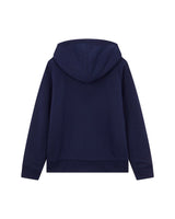 [GAP] [2023 FW][Women] LOGO PATCH SHERPA HOOD ZIP-UP_ NAVY (5123327008056) (XS-L) - コクモト KOCUMOTO