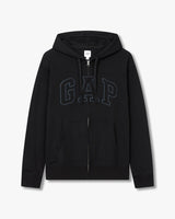 [GAP] [2024 S/S] [Men] Heritage Logo Hooded Zip-Up _ BLACK (5114127002099) (S-XL) - コクモト KOCUMOTO