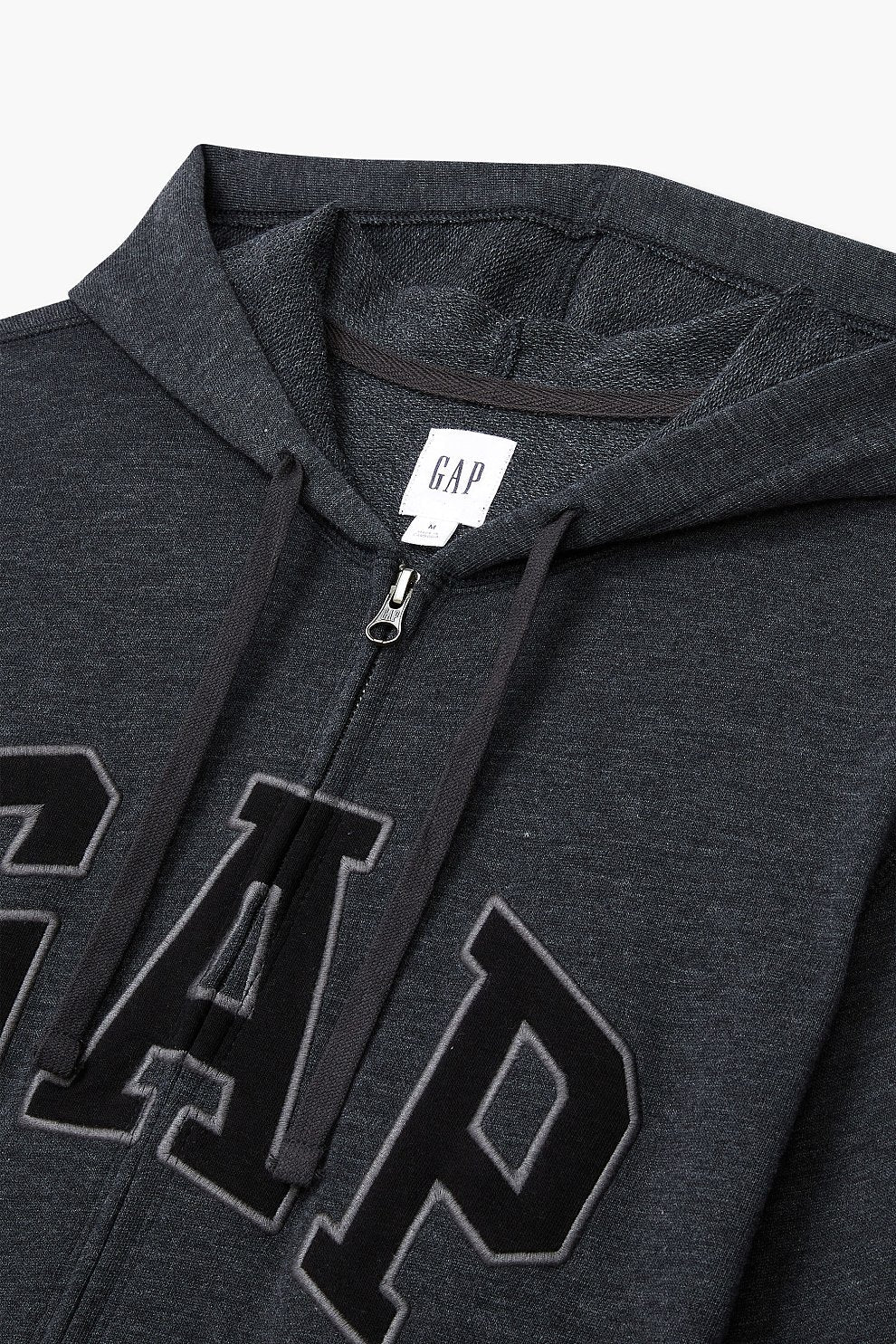 [GAP] [2024 S/S] [Men] Heritage Logo Hooded Zip-Up _ CHARCOAL (5114127002085) (S-XL) - コクモト KOCUMOTO