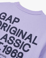 [GAP] 24SS [Men] 1969 logo graphic t-shirt _ LIGHT PURPLE(5114126009069) カップルアイテム - コクモト KOCUMOTO