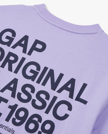 [GAP] 24SS [Men] 1969 logo graphic t-shirt _ LIGHT PURPLE(5114126009069) カップルアイテム - コクモト KOCUMOTO