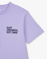 [GAP] 24SS [Men] 1969 logo graphic t-shirt _ LIGHT PURPLE(5114126009069) カップルアイテム - コクモト KOCUMOTO