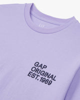 [GAP] 24SS [Men] 1969 logo graphic t-shirt _ LIGHT PURPLE(5114126009069) カップルアイテム - コクモト KOCUMOTO