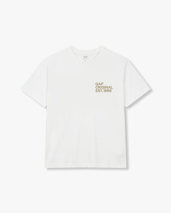 [GAP] 24SS [Men] 1969 logo graphic t-shirt _ WHITE(5114126009001) カップルアイテム - コクモト KOCUMOTO