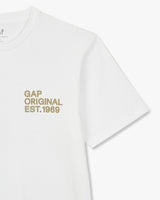 [GAP] 24SS [Men] 1969 logo graphic t-shirt _ WHITE(5114126009001) カップルアイテム - コクモト KOCUMOTO