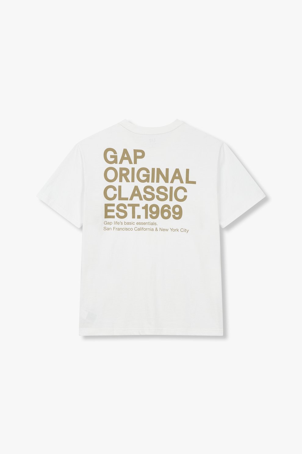 [GAP] 24SS [Men] 1969 logo graphic t-shirt _ WHITE(5114126009001) カップルアイテム - コクモト KOCUMOTO