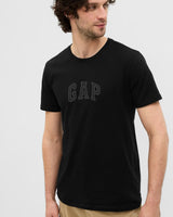 [GAP] 24SS [Men] New Logo Patch Cotton T-Shirt _ BLACK(5114126005099) カップルアイテム - コクモト KOCUMOTO