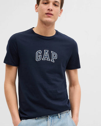 [GAP] 24SS [Men] New Logo Patch Cotton T-Shirt _ NAVY(5114126005056) カップルアイテム - コクモト KOCUMOTO
