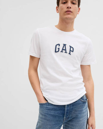 [GAP] 24SS [Men] New Logo Patch Cotton T-Shirt _ WHITE(5114126005001) カップルアイテム - コクモト KOCUMOTO