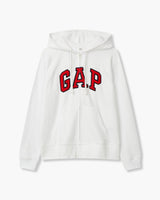 [GAP] [24S/S][Women] Logo Patch Raglan Hooded Zip-up _ WHITE (5124127001001) (S-XL) - コクモト KOCUMOTO