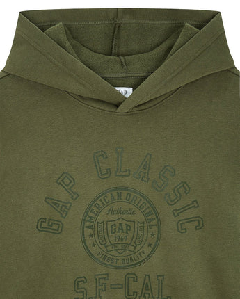 [GAP] [Men] Vintage Logo Hooded T-shirt _ FATIGUE(5113327022047) (XS-XL) - コクモト KOCUMOTO