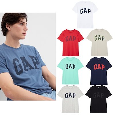 [GAP] MENS BASIC LOGO COTTON T-SHIRT 8色 新商品 韓国人気 男女共用 韓国ファッション 夏のファッション 学生ファッション カップル デイリールック ヴィンテージ - コクモト KOCUMOTO