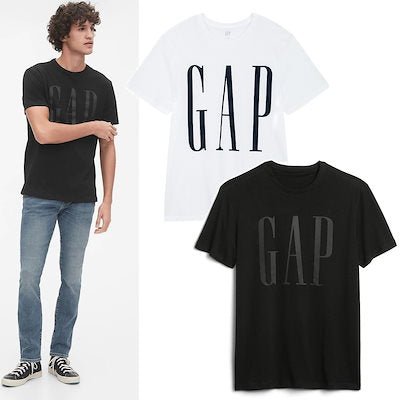 [GAP] MENS logo graphic crew neck T-shirt 2色 新商品 韓国人気 男女共用 韓国ファッション 夏のファッション 学生ファッション カップル デイリールック ヴィ - コクモト KOCUMOTO