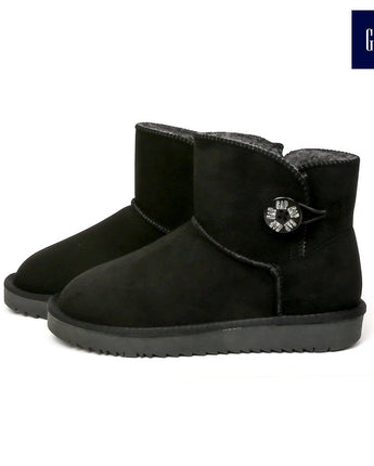[GAP] Suede point button boots _ BLACK (23~26) 冬のブーツ 防寒用品 - コクモト KOCUMOTO