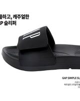 [GAP] Velcro slippers 3色 Flip-flop 新商品 韓国人気 男女共用 韓国ファッション 夏のファッション 学生ファッション カップル デイリールック ヴィンテージ ストリートフ - コクモト KOCUMOTO